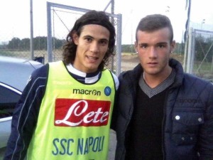 Sgambato con Cavani