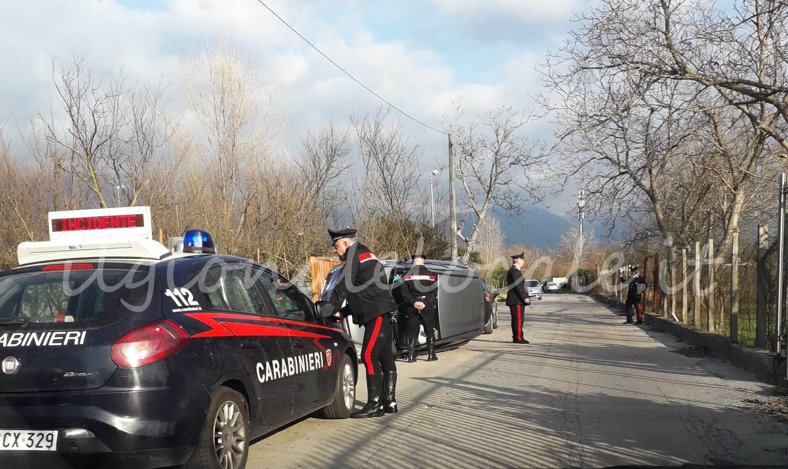 Incidente in via Spennata tra Cicciano e Comiziano: persona ferita