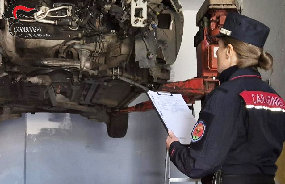 Monteforte Irpino, officina trasformata in discarica: denunciato un 60enne Monteforte Irpino, officina trasformata in discarica: denunciato un 60enne