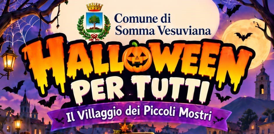 Somma Vesuviana, arriva il Villaggio dei Piccoli Mostri: festa di Halloween in piazza per bambini e famiglie Somma Vesuviana, arriva il Villaggio dei Piccoli Mostri: festa di Halloween in piazza per bambini e famiglie